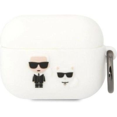 Karl Lagerfeld Silikonhülle für AirPods Pro - Weiß Karl Lagerfeld Silikonhülle für AirPods Pro - Weiß