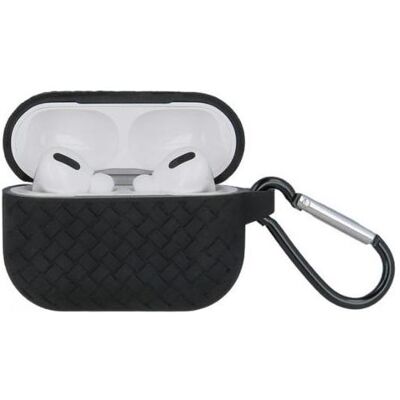OEM Flechttasche für Airpods / Airpods 2 schwarz (Kopfhörer Hülle), Kopfhörertasche + Schutzhülle, Schwarz OEM Flechttasche für Airpods / Airpods 2 schwarz (Kopfhörer Hülle), Kopfhörertasche + Schutzhülle, Schwarz