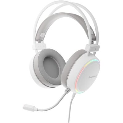 Genesis Gaming headset with microphone NEON 613 (Kabelgebunden), Gaming Headset, Weiss Genesis Gaming headset with microphone NEON 613 (Kabelgebunden), Gaming Headset, Weiss