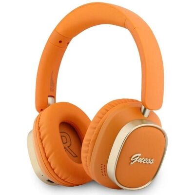 Guess Rechteckiges Metall-Skriptlogo ENC Kabellose Kopfhörer Orange (26 h, Kabellos), Kopfhörer, Orange Guess Rechteckiges Metall-Skriptlogo ENC Kabellose Kopfhörer Orange (26 h, Kabellos), Kopfhörer, Orange