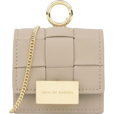 iDeal Of Sweden Braided Mini-Tasche (Kopfhörer Hülle), Kopfhörertasche + Schutzhülle, Beige iDeal Of Sweden Braided Mini-Tasche (Kopfhörer Hülle), Kopfhörertasche + Schutzhülle, Beige
