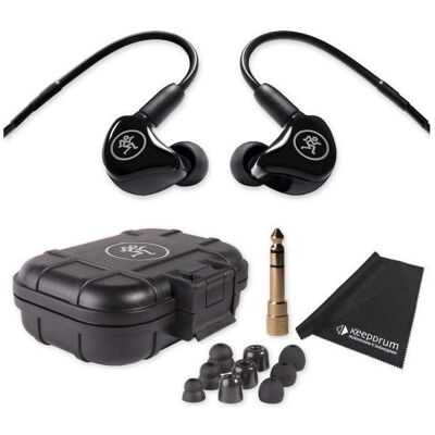 Mackie In-Ear Kopfhörer MP-120 mit Tuch (NC, Kabelgebunden), Kopfhörer, Schwarz Mackie In-Ear Kopfhörer MP-120 mit Tuch (NC, Kabelgebunden), Kopfhörer, Schwarz