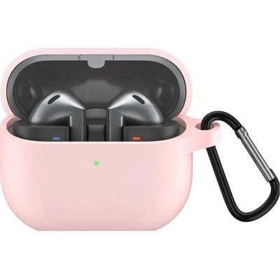 Screenguard Samsung Galaxy Buds3 Liquid Silicone Case Hülle mit Karabiner (Kopfhörer Hülle), Kopfhörertasche + Schutzhülle, Rosa Screenguard Samsung Galaxy Buds3 Liquid Silicone Case Hülle mit Karabiner (Kopfhörer Hülle), Kopfhörertasche + Schutzhülle, Rosa