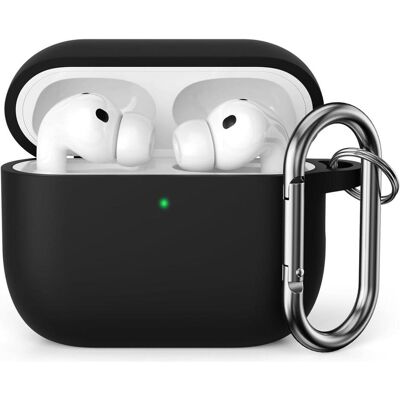 Screenguard Apple AirPods Pro 3 Liquid Silicone Case (Ladecase Hülle), Kopfhörertasche + Schutzhülle, Schwarz Screenguard Apple AirPods Pro 3 Liquid Silicone Case (Ladecase Hülle), Kopfhörertasche + Schutzhülle, Schwarz
