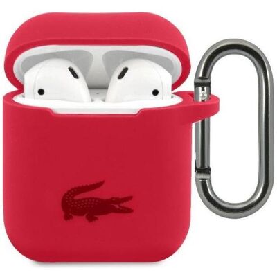 Lacoste Airpods Hülle - Flüssigsilikon Glänzendes Logo Lacoste Airpods Hülle - Flüssigsilikon Glänzendes Logo