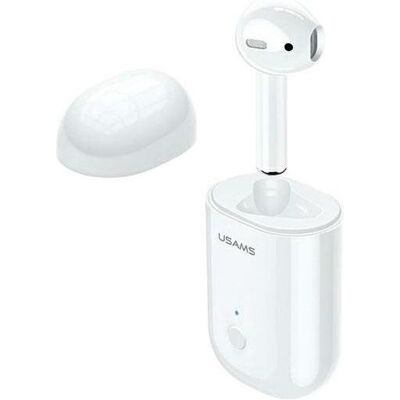 Usams Słuchawka Bluetooth 5.0 LB Series + stacja dokująca biały/white BHULB01 (US-LB001) (ANC, 3.50 h, Kabellos), Kopfhörer, Weiss Usams Słuchawka Bluetooth 5.0 LB Series + stacja dokująca biały/white BHULB01 (US-LB001) (ANC, 3.50 h, Kabellos), Kopfhörer, Weiss