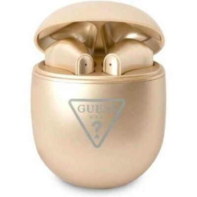 Guess Kabellose Bluetooth-Kopfhörer mit Dockingstation - Gold Guess Kabellose Bluetooth-Kopfhörer mit Dockingstation - Gold