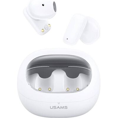 Usams Kabellose Ohrhörer - Bluetooth 5.3 TWS Stereo Weiß Usams Kabellose Ohrhörer - Bluetooth 5.3 TWS Stereo Weiß