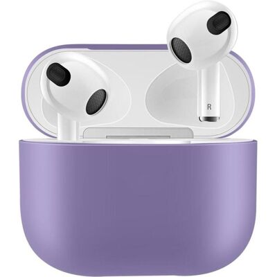 Screenguard Apple AirPods (2021) Liquid Silicone Case Hülle (Kopfhörer Hülle), Kopfhörertasche + Schutzhülle, Violett Screenguard Apple AirPods (2021) Liquid Silicone Case Hülle (Kopfhörer Hülle), Kopfhörertasche + Schutzhülle, Violett