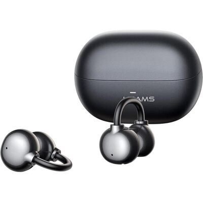 Usams Earphones Bluetooth Echo R02 Clip-on wireless grey (7 h, Kabellos), Kopfhörer, Grau Usams Earphones Bluetooth Echo R02 Clip-on wireless grey (7 h, Kabellos), Kopfhörer, Grau