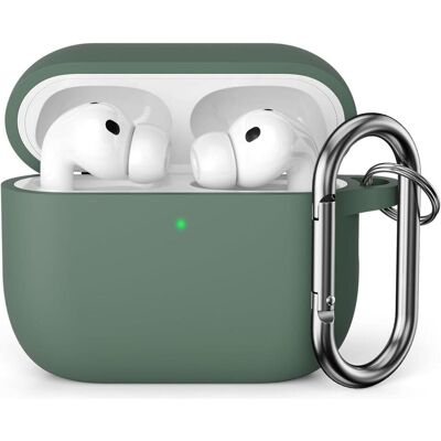 Screenguard Apple AirPods Pro 3 Liquid Silicone Case (Ladecase Hülle), Kopfhörertasche + Schutzhülle, Grün Screenguard Apple AirPods Pro 3 Liquid Silicone Case (Ladecase Hülle), Kopfhörertasche + Schutzhülle, Grün