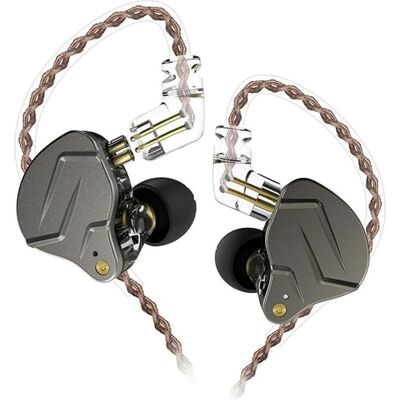 KZ ZSN Pro Grau In-Ear-Kopfhörer - Kopfhörer KZ ZSN Pro Grau In-Ear-Kopfhörer - Kopfhörer