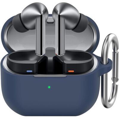 Screenguard Galaxy Buds3 Pro Liquid Silicone Case Hülle mit Karabiner (Kopfhörer Hülle), Kopfhörertasche + Schutzhülle, Blau Screenguard Galaxy Buds3 Pro Liquid Silicone Case Hülle mit Karabiner (Kopfhörer Hülle), Kopfhörertasche + Schutzhülle, Blau