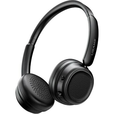 Usams SR01 Bluetooth 5.3 ANC over-ear headphones black (ANC, 40 h, Kabellos), Kopfhörer, Schwarz Usams SR01 Bluetooth 5.3 ANC over-ear headphones black (ANC, 40 h, Kabellos), Kopfhörer, Schwarz