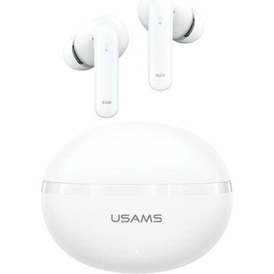 Usams Echo E02 TWS Bluetooth Headphones ANC+ENC wireless white (4 h, Kabellos), Kopfhörer, Weiss Usams Echo E02 TWS Bluetooth Headphones ANC+ENC wireless white (4 h, Kabellos), Kopfhörer, Weiss