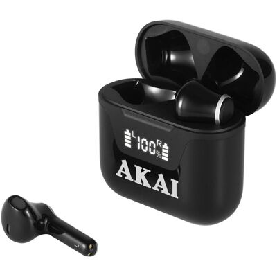 Akai BTE-J101 (3 h, Kabellos), Kopfhörer, Schwarz Akai BTE-J101 (3 h, Kabellos), Kopfhörer, Schwarz