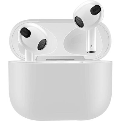 Screenguard Apple AirPods (2021) Liquid Silicone Case Hülle (Kopfhörer Hülle), Kopfhörertasche + Schutzhülle, Weiss Screenguard Apple AirPods (2021) Liquid Silicone Case Hülle (Kopfhörer Hülle), Kopfhörertasche + Schutzhülle, Weiss