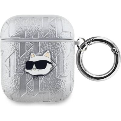 Karl Lagerfeld AirPods Hülle Silber - Kopfhörer Schutz Karl Lagerfeld AirPods Hülle Silber - Kopfhörer Schutz