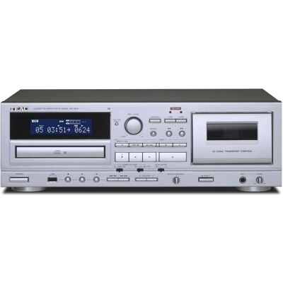 Teac AD-850-SE/S CD Player and Cassette Deck (CD Player), HiFi Komponente, Silber Teac AD-850-SE/S CD Player and Cassette Deck (CD Player), HiFi Komponente, Silber