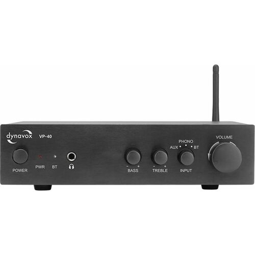 Dynavox VP40 (Verstärker), Stereoverstärker, Schwarz