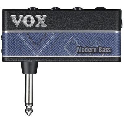 Vox Kopfhörer-Verstärker für Bassgitarre amPlug 3 Modern Bass + Bonus In-Ear Kopfhörer, Kopfhörerverstärker, Schwarz Vox Kopfhörer-Verstärker für Bassgitarre amPlug 3 Modern Bass + Bonus In-Ear Kopfhörer, Kopfhörerverstärker, Schwarz