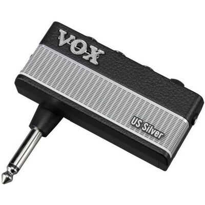 Amps Vox Kopfhörer-Verstärker für Gitarre amPlug 3 US Silver mit Tasche, Kopfhörerverstärker, Silber Amps Vox Kopfhörer-Verstärker für Gitarre amPlug 3 US Silver mit Tasche, Kopfhörerverstärker, Silber