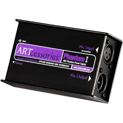 ART Phantom 1 - 48V Phantom Power Adapter - Aufnahmezubehör ART Phantom 1 - 48V Phantom Power Adapter - Aufnahmezubehör