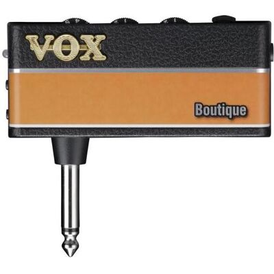 Amps Vox Kopfhörer-Verstärker für Gitarre amPlug 3 Boutique mit Tasche, Kopfhörerverstärker, Schwarz Amps Vox Kopfhörer-Verstärker für Gitarre amPlug 3 Boutique mit Tasche, Kopfhörerverstärker, Schwarz