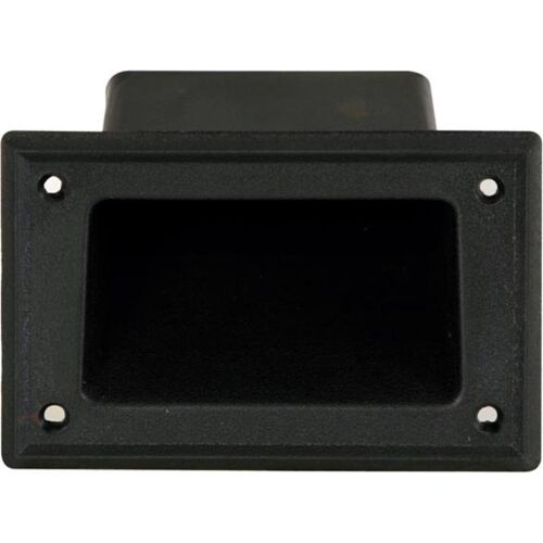 Velleman LAUTSPRECHERGRIFF, AUS PLASTIK, 137x 87mm, Lautsprecher Bauteile, Schwarz