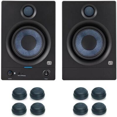 PreSonus Eris 5BT Boxen 2nd Gen mit Boxe-Füsse (Aktiv, Paar), Monitor Lautsprecher, Schwarz PreSonus Eris 5BT Boxen 2nd Gen mit Boxe-Füsse (Aktiv, Paar), Monitor Lautsprecher, Schwarz