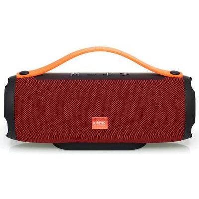 Savio BS-022 Tragbarer Lautsprecher Tragbarer Stereo-Lautsprecher, Bluetooth Lautsprecher, Rot Savio BS-022 Tragbarer Lautsprecher Tragbarer Stereo-Lautsprecher, Bluetooth Lautsprecher, Rot