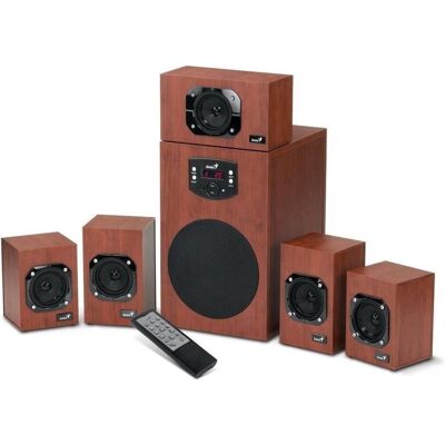 Genius SW-HF5.1 4600 II Holz - 5.1, 125W Lautsprecher Genius SW-HF5.1 4600 II Holz - 5.1, 125W Lautsprecher