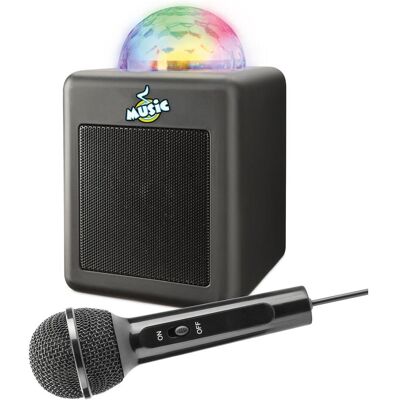 Music Legs Karaoke Bluetooth-Lautsprecher mit Mikrofon und LED-Lichtern Music Legs Karaoke Bluetooth-Lautsprecher mit Mikrofon und LED-Lichtern