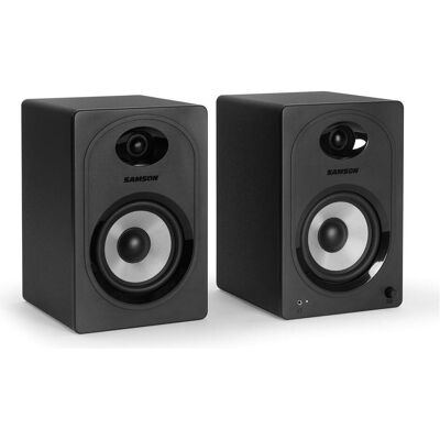 Samson MediaOne M50BT (Aktiv, Paar, 2x 40 W), Monitor Lautsprecher, Schwarz Samson MediaOne M50BT (Aktiv, Paar, 2x 40 W), Monitor Lautsprecher, Schwarz