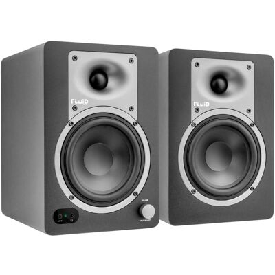 Fluid Audio C50BT - Aktywny 5-calowy dwudrożny monitor referencyjny studyjny z Bluetooth (para) (Aktiv, Paar), Monitor Lautsprecher, Schwarz Fluid Audio C50BT - Aktywny 5-calowy dwudrożny monitor referencyjny studyjny z Bluetooth (para) (Aktiv, Paar), Monitor Lautsprecher, Schwarz