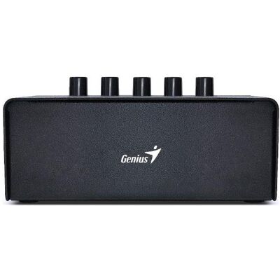 Genius Stereo switching box, HiFi Komponente, Schwarz Genius Stereo switching box, HiFi Komponente, Schwarz
