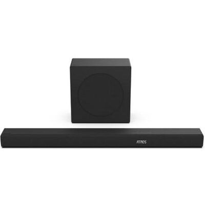 Hisense AX3100Q 3.1 melna - SoundBar majas kinozale AX3100Q (6942351412658) (500 W), Soundbar, Schwarz Hisense AX3100Q 3.1 melna - SoundBar majas kinozale AX3100Q (6942351412658) (500 W), Soundbar, Schwarz