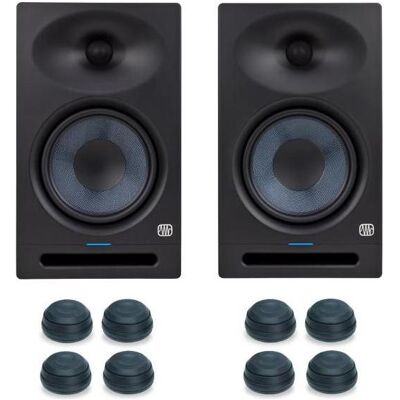 PreSonus Eris Studio 8 Boxen 1 Paar mit Boxen-Füsse (Aktiv, Paar), Monitor Lautsprecher, Schwarz PreSonus Eris Studio 8 Boxen 1 Paar mit Boxen-Füsse (Aktiv, Paar), Monitor Lautsprecher, Schwarz