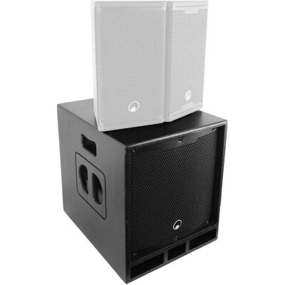 Omnitronic MAXX-1206DSP 2.1 Aktiv-Subwoofer 12 Zoll (Aktiv, 1x 250 W), PA Lautsprecher, Schwarz Omnitronic MAXX-1206DSP 2.1 Aktiv-Subwoofer 12 Zoll (Aktiv, 1x 250 W), PA Lautsprecher, Schwarz