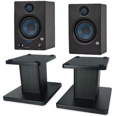 PreSonus Eris 4.5BT Bluetooth-Boxen 2nd Gen mit Boxenständern (Aktiv, Paar), Monitor Lautsprecher, Schwarz PreSonus Eris 4.5BT Bluetooth-Boxen 2nd Gen mit Boxenständern (Aktiv, Paar), Monitor Lautsprecher, Schwarz