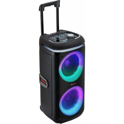 Aiwa bluetooth skaļrunis ar apgaismojumu 380w 40W RMS KBTUS-480 KBTUS-480 (8435256811513) (5 h), Bluetooth Lautsprecher, Schwarz Aiwa bluetooth skaļrunis ar apgaismojumu 380w 40W RMS KBTUS-480 KBTUS-480 (8435256811513) (5 h), Bluetooth Lautsprecher, Schwarz