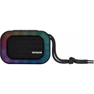 Aiwa Tragbare Bluetooth-Lautsprecher BST130TN Schwarz 5 W, Bluetooth Lautsprecher, Schwarz Aiwa Tragbare Bluetooth-Lautsprecher BST130TN Schwarz 5 W, Bluetooth Lautsprecher, Schwarz