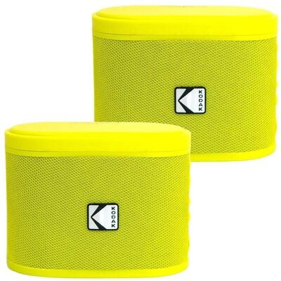 Kodak SoundBrix Wireless Stack Speaker (Yellin's Yellow), 2PCS, Bluetooth Lautsprecher, Gelb Kodak SoundBrix Wireless Stack Speaker (Yellin's Yellow), 2PCS, Bluetooth Lautsprecher, Gelb