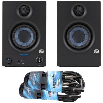 PreSonus Eris 3.5 Boxen 2nd Gen mit Klinkenkabel (Aktiv, Paar), Monitor Lautsprecher, Schwarz PreSonus Eris 3.5 Boxen 2nd Gen mit Klinkenkabel (Aktiv, Paar), Monitor Lautsprecher, Schwarz