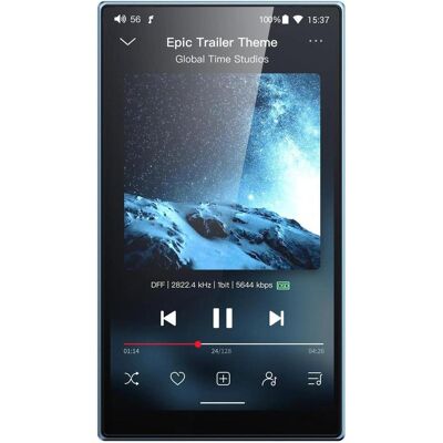 FiiO JM21 (64 GB), MP3 Player + Portable Audiogeräte, Blau, Silber FiiO JM21 (64 GB), MP3 Player + Portable Audiogeräte, Blau, Silber