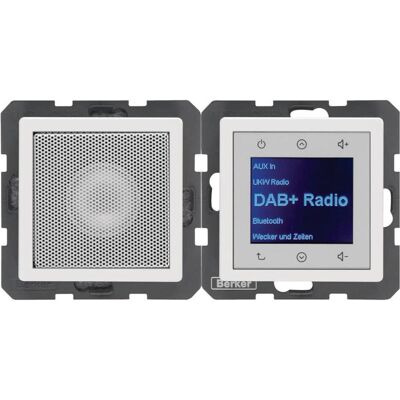 Berker BERK Radio Touch (DAB+, FM), Radio, Weiss Berker BERK Radio Touch (DAB+, FM), Radio, Weiss