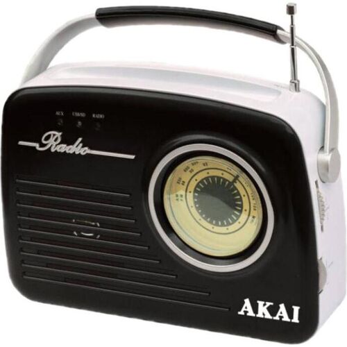 Professional Akai APR-11B Funkgerät (FM, AM, WLAN), Radio, Schwarz