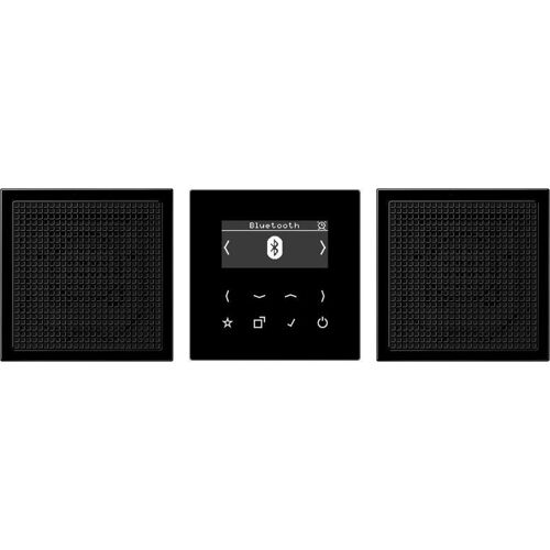 JUNG Smart RadioDA DABLS2BTSW (DAB+, FM, Bluetooth), Radio, Schwarz