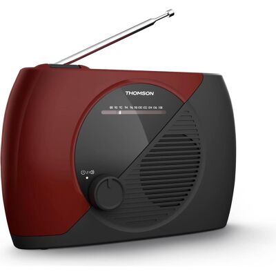 Thomson RT353 Radio rot-schwarz (FM), Radio, Rot Thomson RT353 Radio rot-schwarz (FM), Radio, Rot