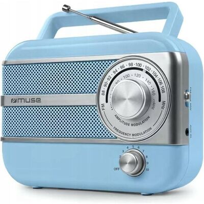 Muse M-056 VB Blue Tragbares Radio (AM, FM, Bluetooth), Radio, Blau Muse M-056 VB Blue Tragbares Radio (AM, FM, Bluetooth), Radio, Blau